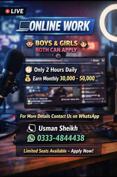 Daily 2hours Online Job