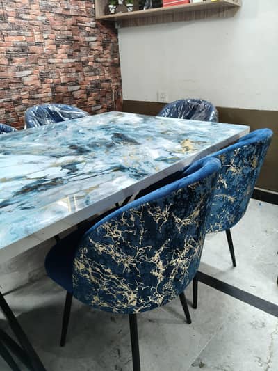 6-seater dinning-chairs-dinning table-Dining table