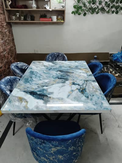 6-seater dinning-chairs-dinning table-Dining table