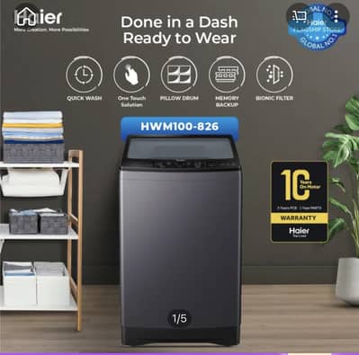 Haier 10Kg HWM 100-826 fully automatic