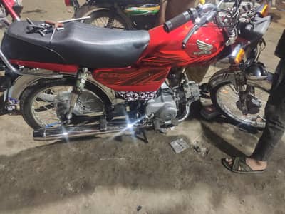 Honda cd 70 condition like new document clear