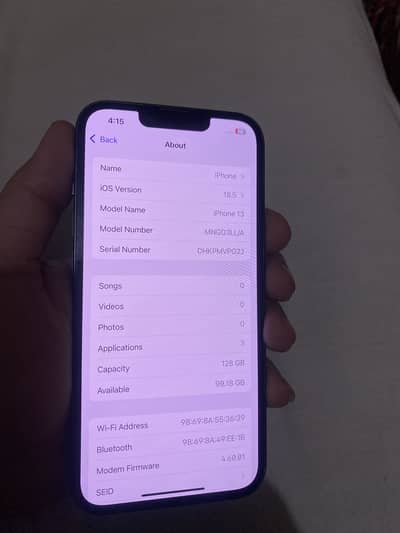 I phone 13 Non pta 128 Gb