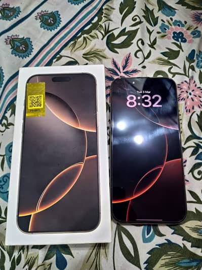 Apple iPhone 16 Pro Max PTA  APPROVED CONDITION 10/10 UNDER WARRANTY