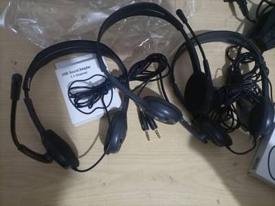 Logi headphones  with voice cancellation