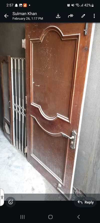 woiden door nd window