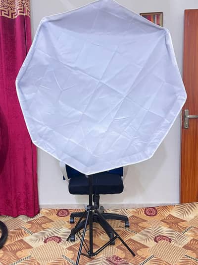 Studio Light 4 Bulb Softbox with Stand – Best Quality