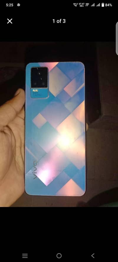 vivo v21e front glass change ha condition 10by9 ram 8/128 box be ha