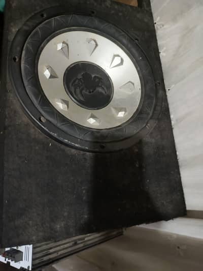 Amp + Woofer With Wiring