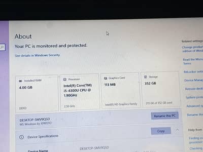 HP Laptop Core I5 4th Gen (03124321549