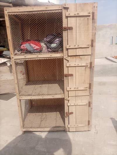 hight 4 foot chuedai 2.5 three partition cage