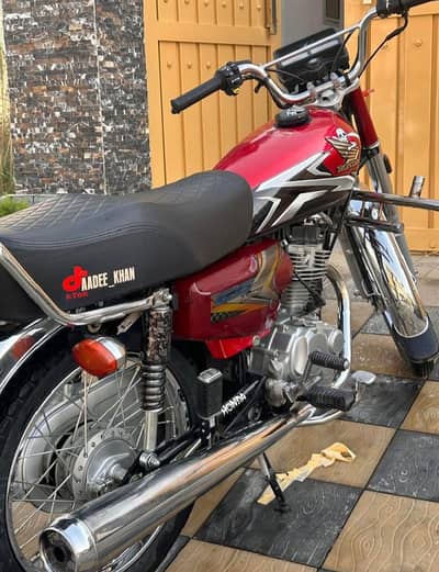 Honda 125 25 model Mardan number