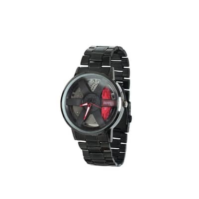 Rim Watch Inspired By Ferrari Round Wheel Difference 4 Color available
