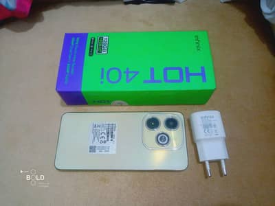 Infinix hot 40i (8+8/128) complete box with charger