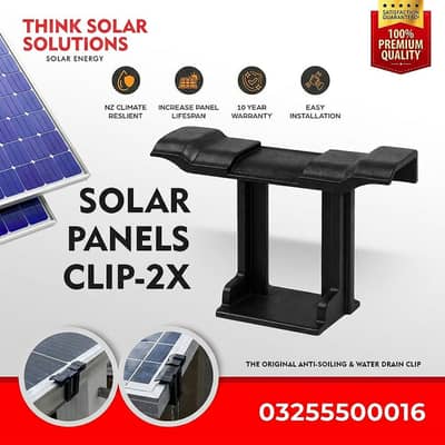 solar panels drain clips