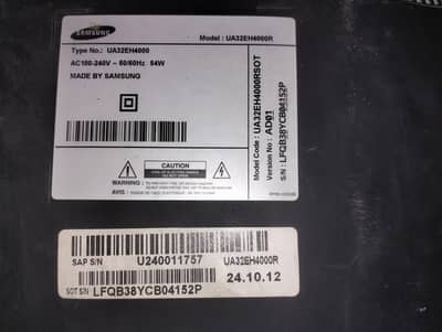 original Samsung and Nobel led t. v lcd