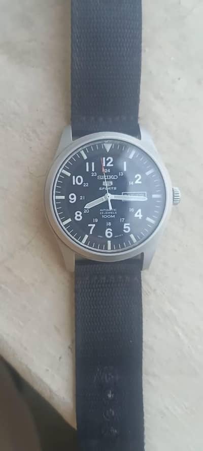 Seiko 5 sports watch for sale, just like new condition.