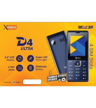 Xmobile D4 ultra box pack