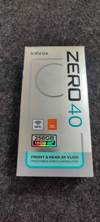 Infinix Zero 40 8/256 gb Full Box read ad