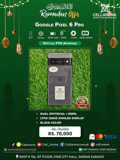 Ramadan Offer Google 6 Pro 7 7 Pro 8A CELLARENA