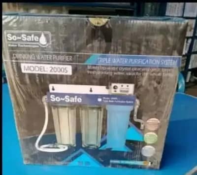 So Safe & New Safe Pak Triple Stage Water Purification System with UV