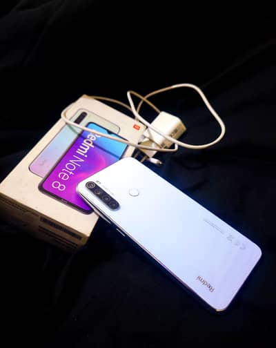 Redmi note 8 64gb complete box 10/10