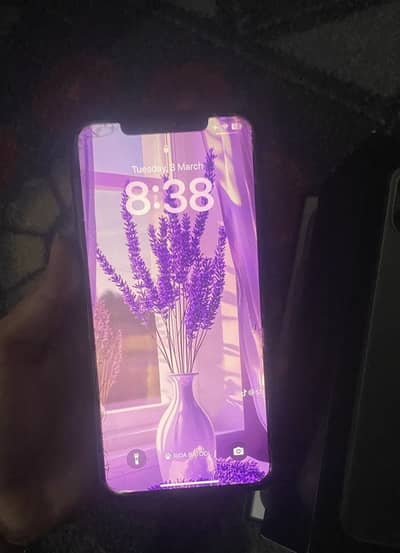 iPhone 11 Pro Max non factory unlock 256 gb battery 77with box