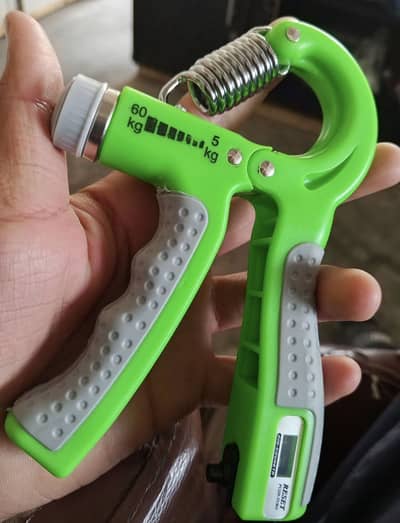 Adjustable Hand Gripper (5kg - 60kg ) with Digital counter.