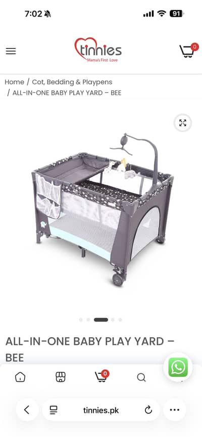 Tinnies baby playpen