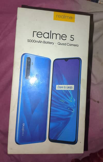 realme 5 all ok PTA approved dual sim quad camera 