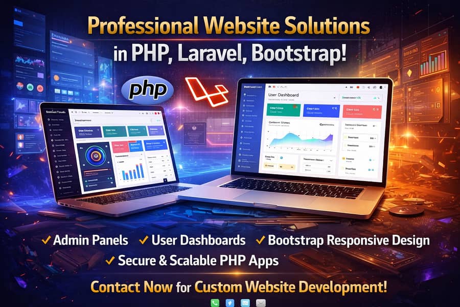 Website & Game Development Services | PHP Laravel | Unity 8
