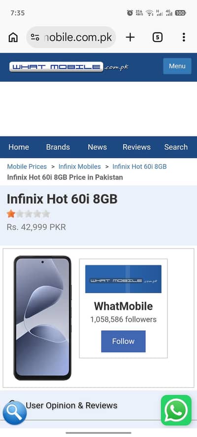 urgent sale Infinix hot 60i