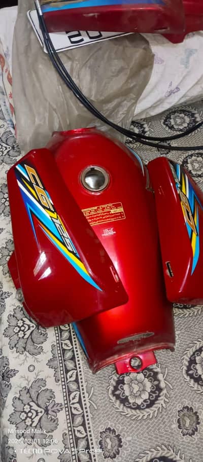 Bike 125 original Tanki Tapy 2017 model