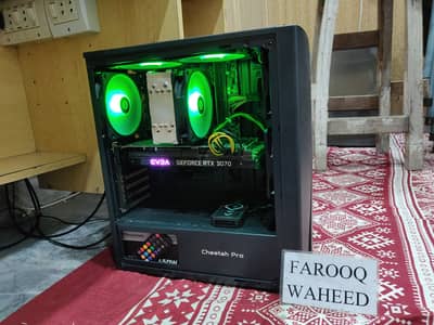 ryzen 3600 Asus A320M-K adata 16gb samsung 512gb EVGA 3070 PSU 650w