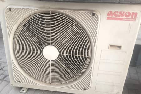 acson 4 ton caste orignal gass nhi ha baqi 100% ok ha