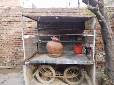 rydy with glass counter and steel floor