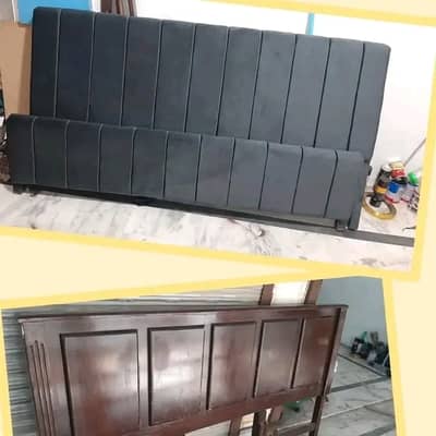 Poshish bed- Sofa poshish - Fabric change -