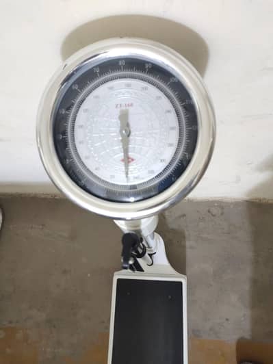 Weight and height machine