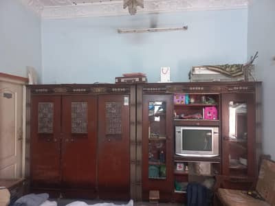 3 door Almirah  and Divider