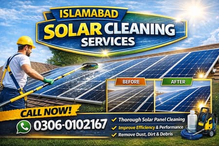 Solar Panel Cleaning | Sofa Cleaning | Carpet Cleaning | Deep Cleaning