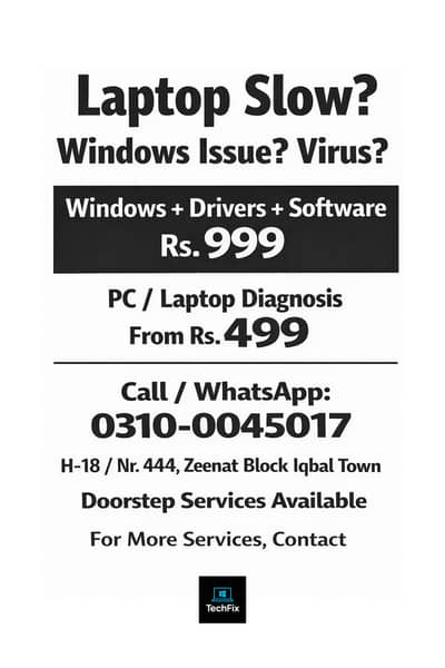 Laptop Slow? Windows Issues? Laptop & PC Setup? Plug & Play? Upgrade?