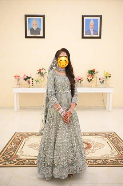 Heavy Hand-Embellished Bridal Dress