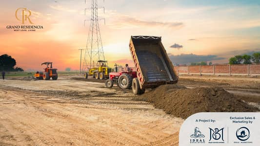 3 Marla Plot Available For Sale In Grand Residencia On Easy Installment 4 Yaer OZONE MARKETING 0306-4500789