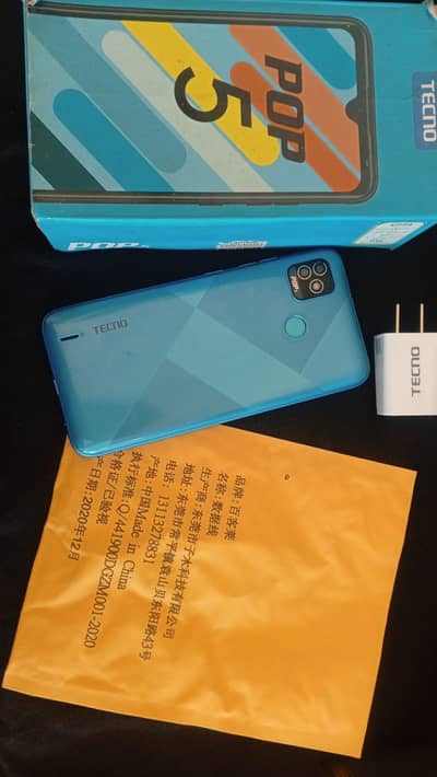 Tecno Pop 5 With Box and Cable Charger 2ram 32Gb All ok pta official