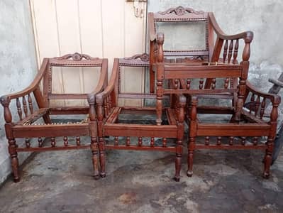 4 Chinioti chair frames in very good condition