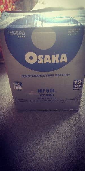 Mf 60L 12V 38 AH brand new battery for sell