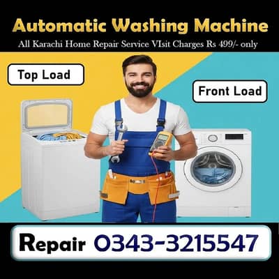 Automatic Washing Machine Repair Dawlance Haier LG Pel Samsung Kenwood