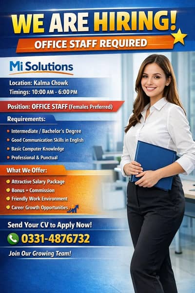 job opportunity for students in Lahore