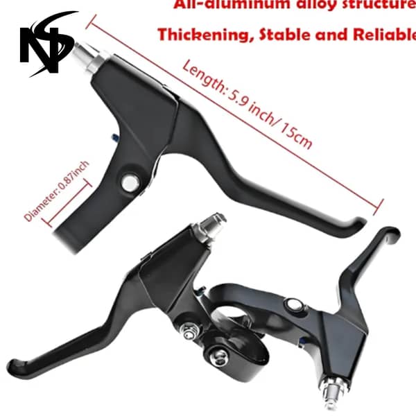 Mountain Bike Brake and Clutch Lever Set – Aluminum Bicycle Levers for MTB and Road Bikes