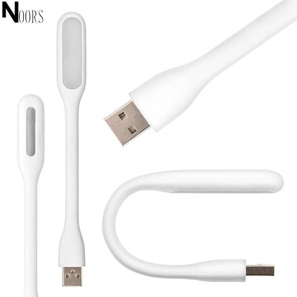 Noor's Flexible USB LED Light for Laptops, Power Banks, and USB Devices
