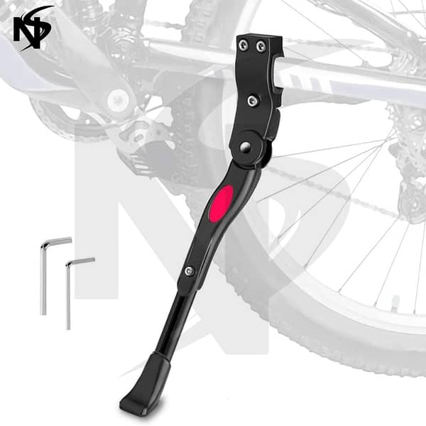 Noor Sports Adjustable Bicycle Kick Stand | Rear Axle Mount for MTB, Road & Hybrid Bikes